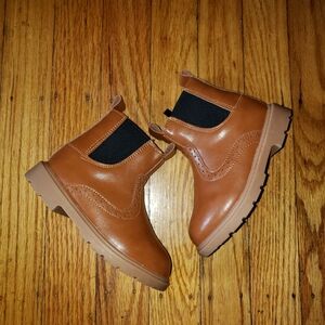 DADAWEN Toddler Unisex Waterproof Outdoor Comfort Chelsea Ankle Boots